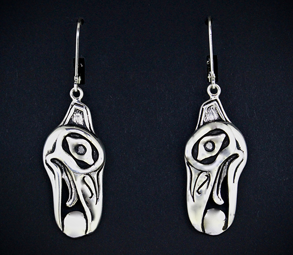 "Raven Steals the Sun" Earrings - Jeff Mckenzie